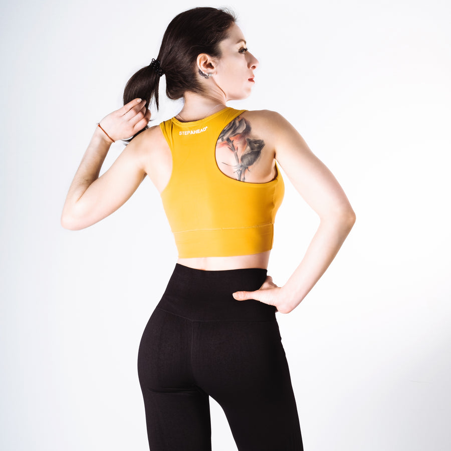 Step Ahead Seamless Sports Yellow Bra Step Ahead Seamless Sports Yellow Bra