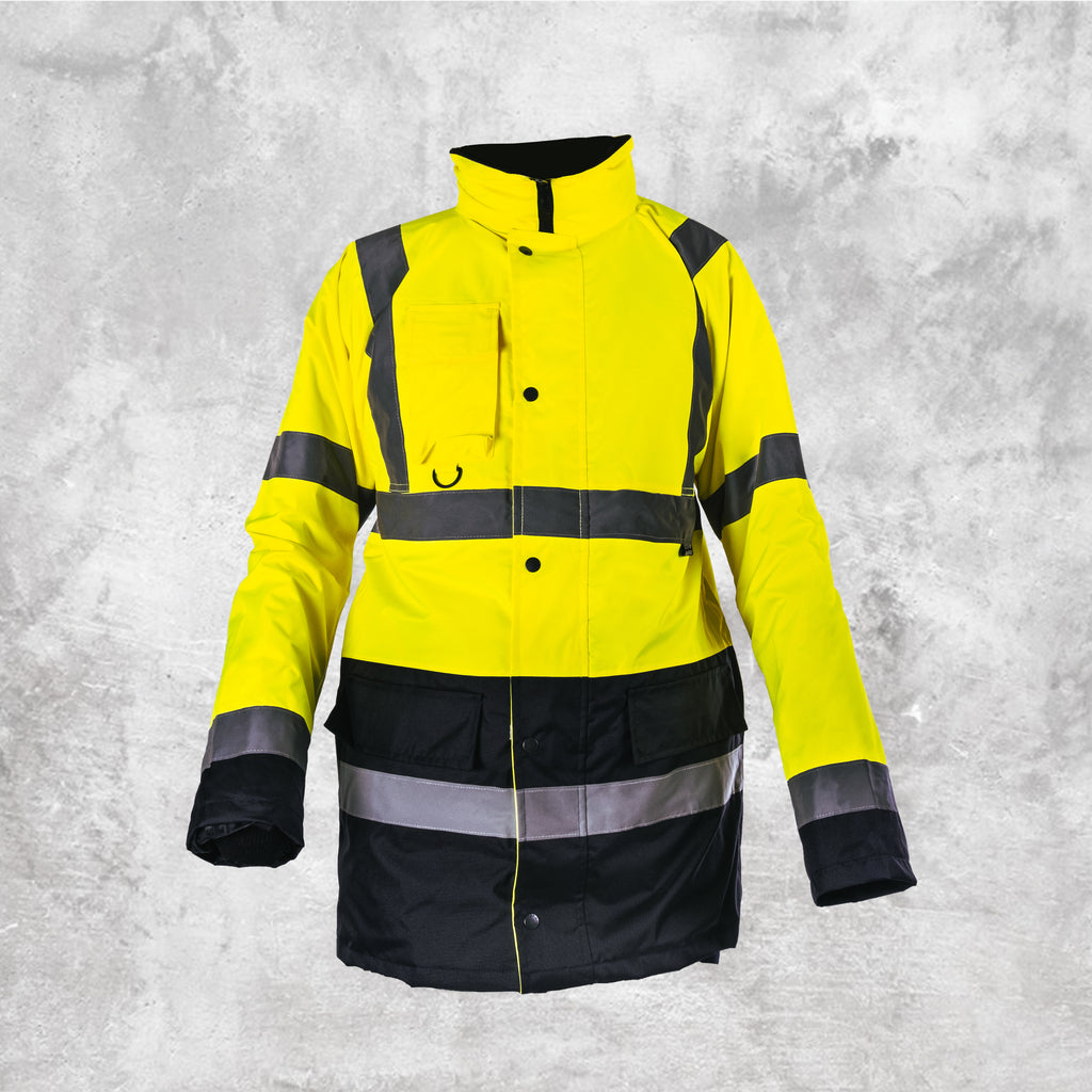 Step Ahead Hi Visibility Yellow Bomber Jacket – StepAhead Workwear