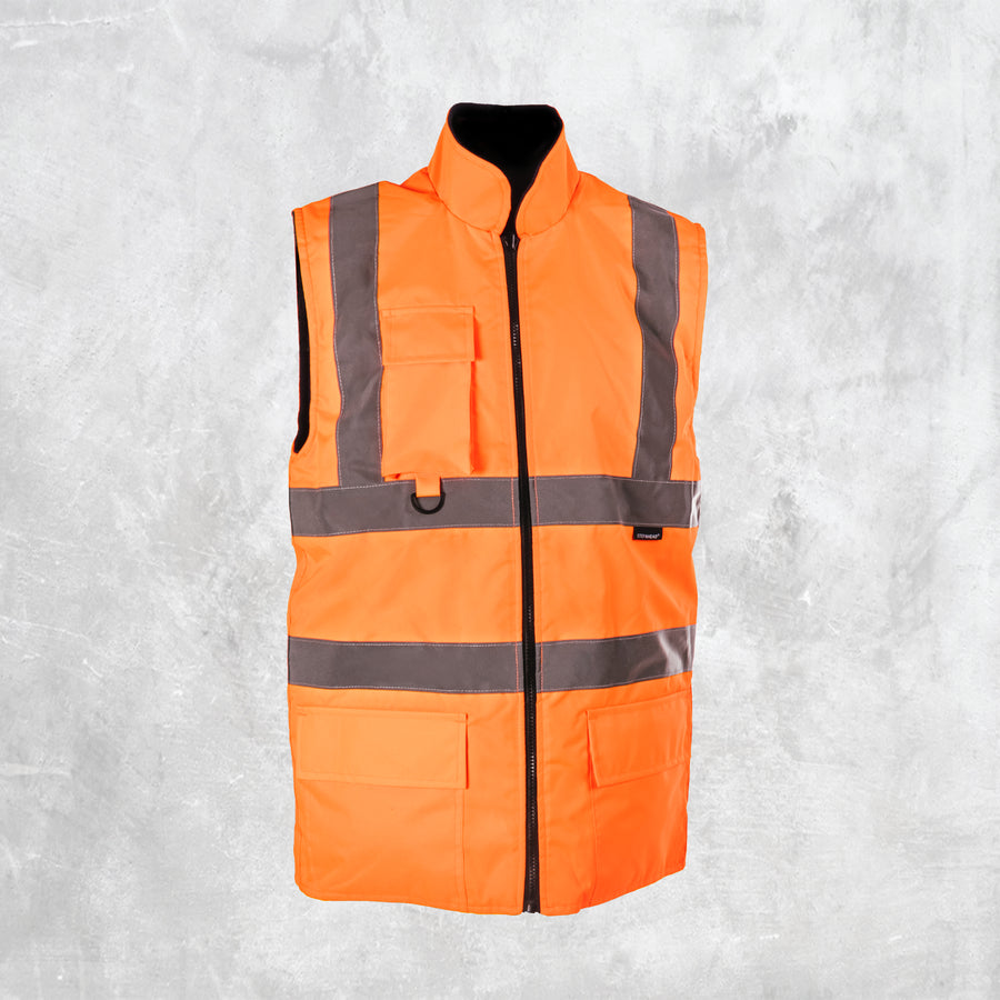 Step Ahead Hi Visibility Orange Body Warmer Step Ahead Hi Visibility Orange Body Warmer