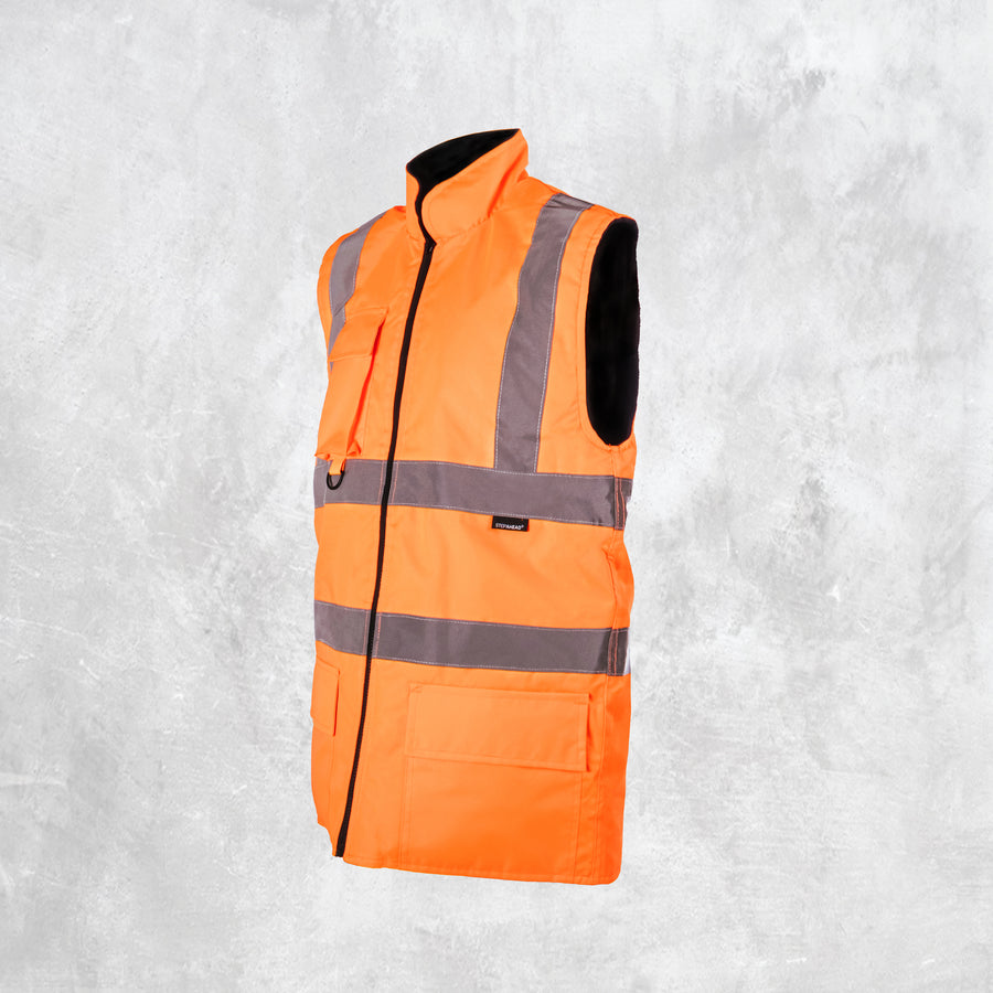 Step Ahead Hi Visibility Orange Body Warmer Step Ahead Hi Visibility Orange Body Warmer