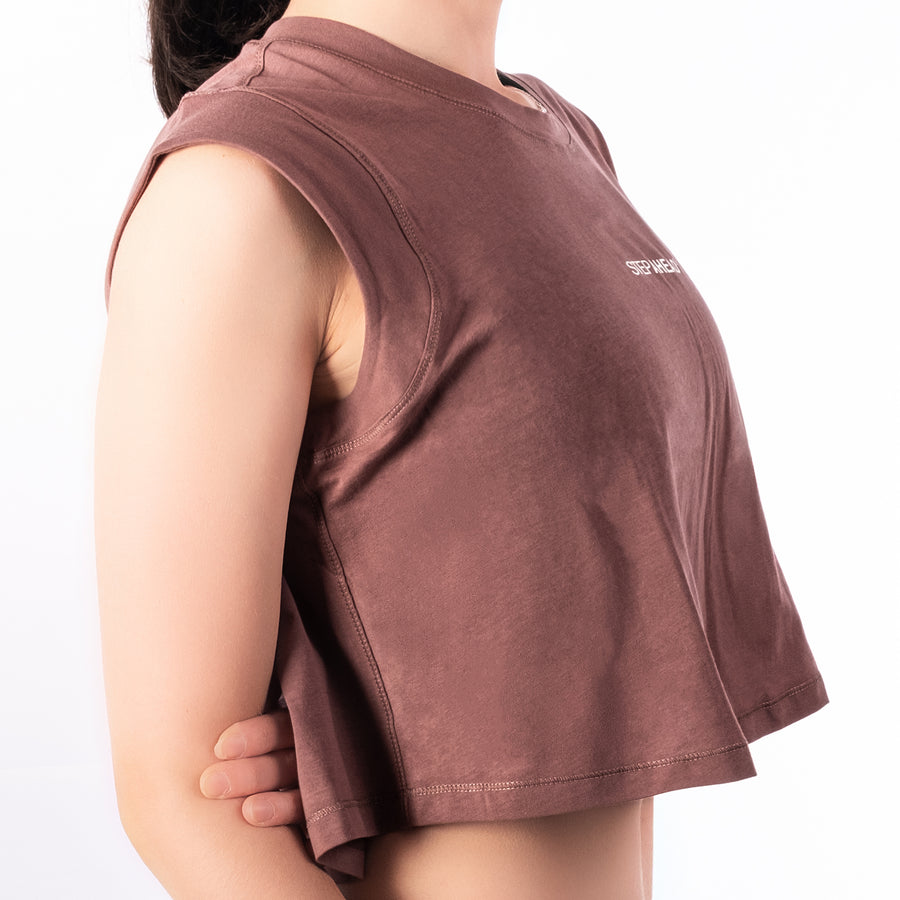 Step Ahead Maroon Crop T-shirt Step Ahead Maroon Crop T-shirt
