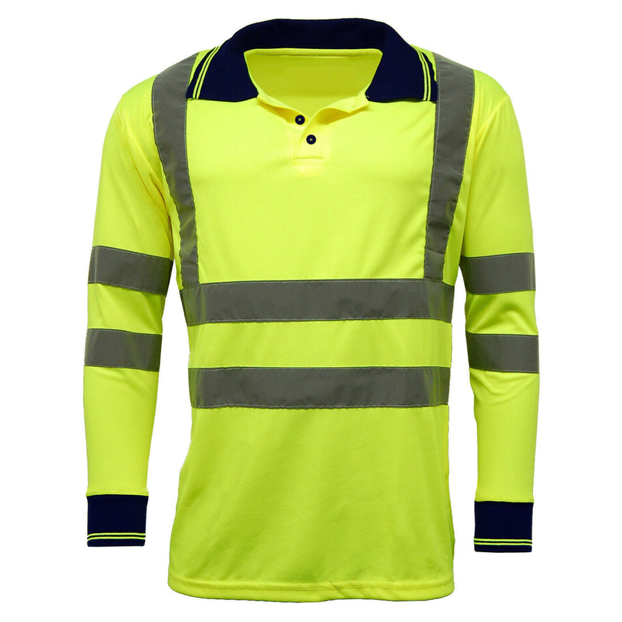 Step Ahead Hi Vis Long Sleeve Polo Shirt Step Ahead Hi Vis Long Sleeve Polo Shirt