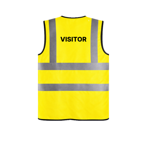 Visitor Hi Vis Vest Waistcoat 2 Band and Brace