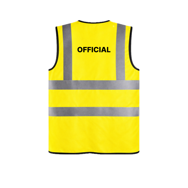 Official Hi Vis Vest Waistcoat 2 Band and Brace