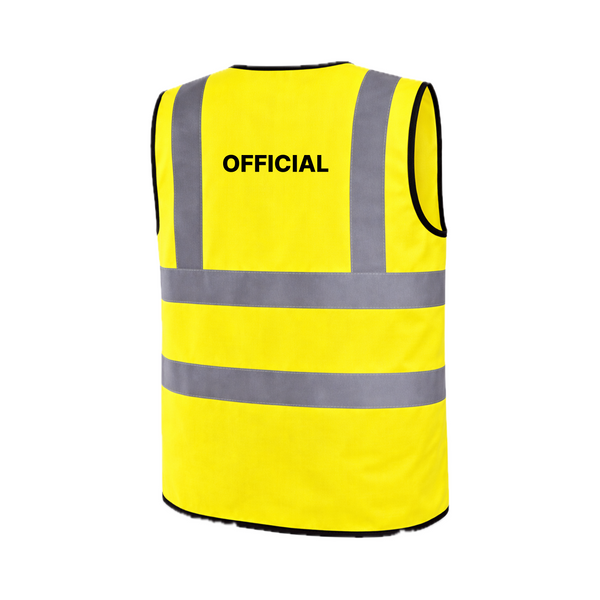 Official Hi Vis Vest Waistcoat 2 Band and Brace