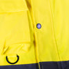 Step Ahead Hi Visibility Yellow/Navy Two Tone Parka Jacket