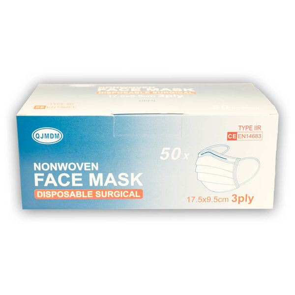 Type IIR Medical Face Masks (x50) - StepAhead Workwear