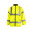 STEP AHEAD Mens Hi Vis Full Zip Fleece Visibility Jacket High Viz Work-Wear