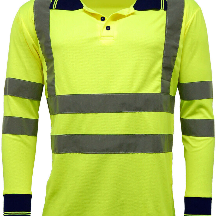 Hi Vis Polo Shirt 2 BAND AND BRACE (AstonVilla/Walsall)