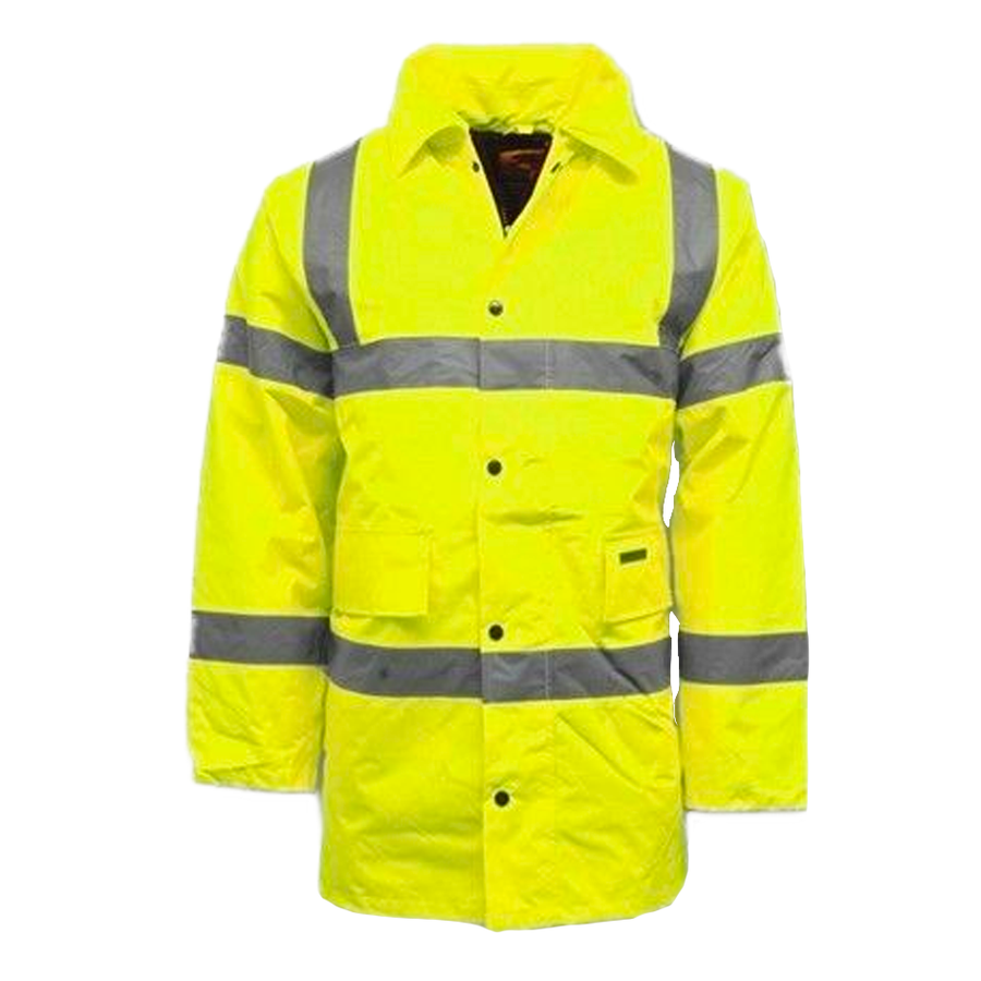 Step Ahead Hi Visibility Parka Jacket Single Tone